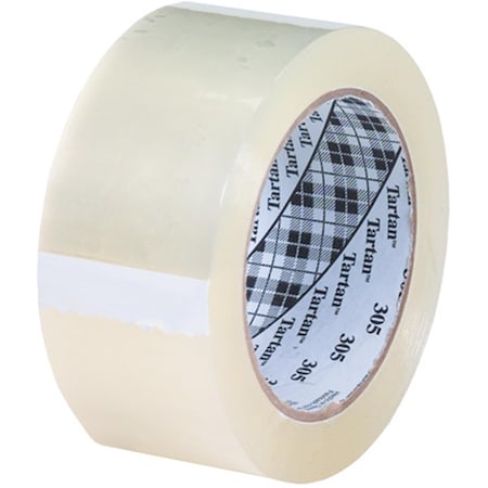 Swivel 2in. x 110 yds Clear 3M-305 Carton Sealing Tape - Clear - 2in. x 110 yds SW3352654